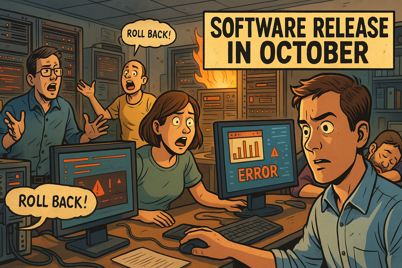 Release in October cover art