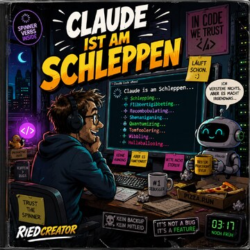 Claude ist am Schleppen