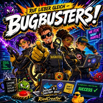 Ruf lieber gleich – BUGBUSTERS!