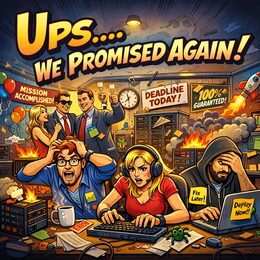 Ups… we promised again