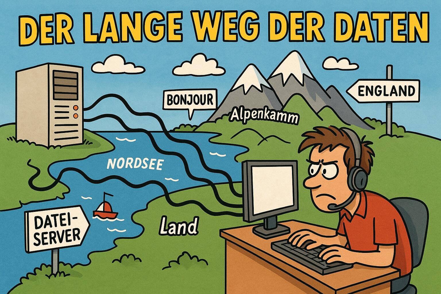 Der lange Weg der Daten Cover-Art