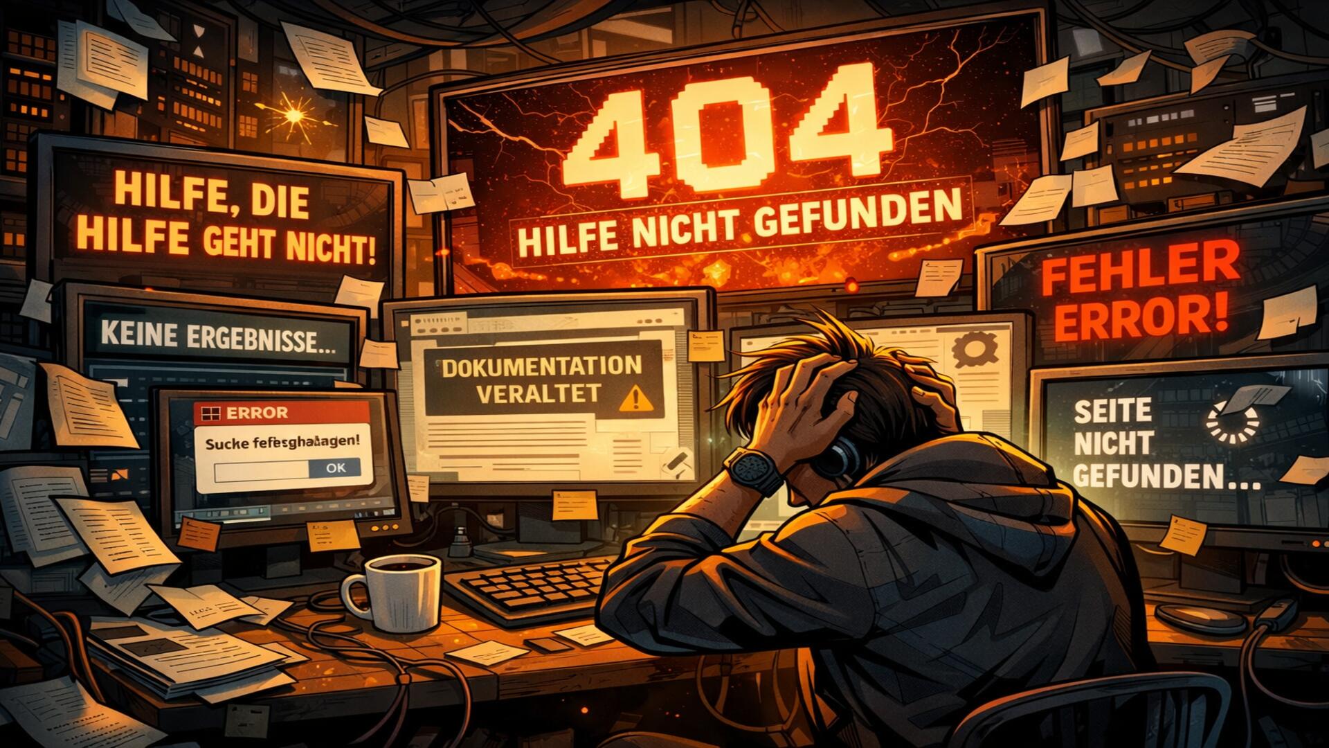 Hilfe, die Hilfe geht nicht
