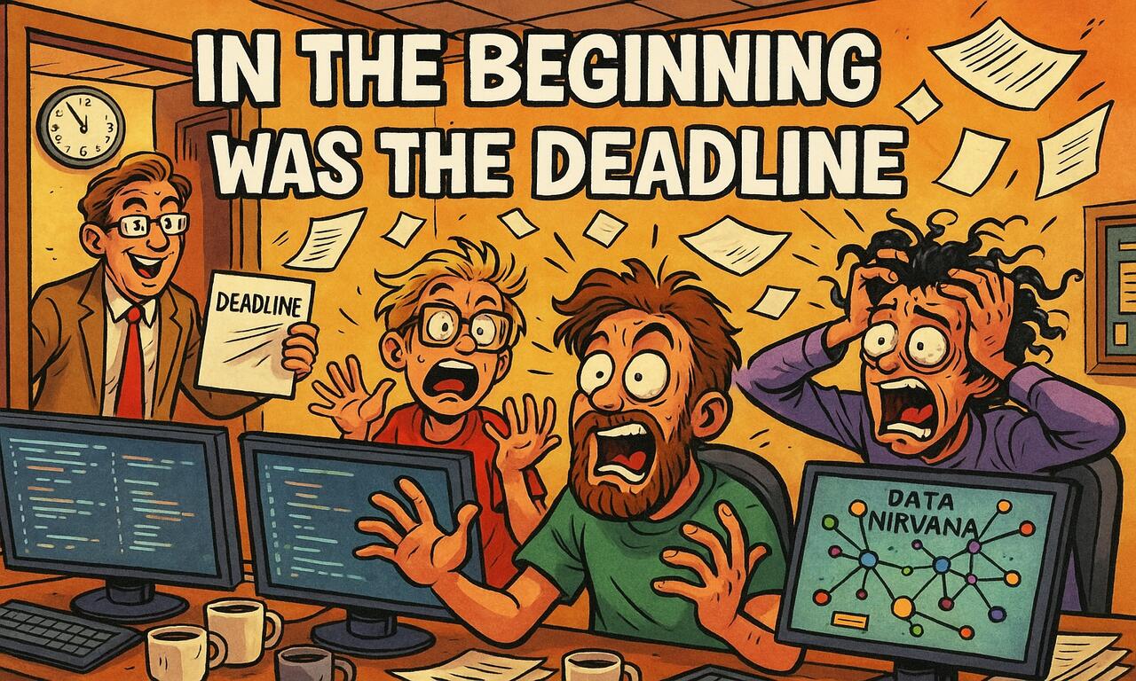 In the Beginning Was the Deadline cover art