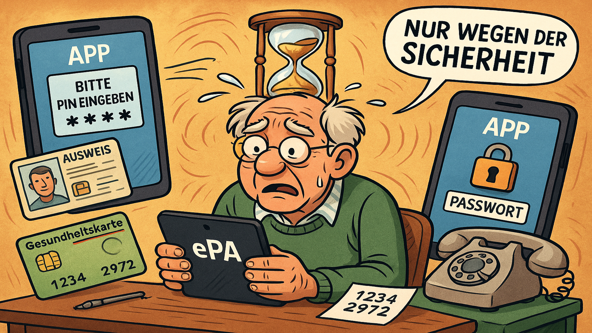 Nur wegen der Sicherheit Cover-Art