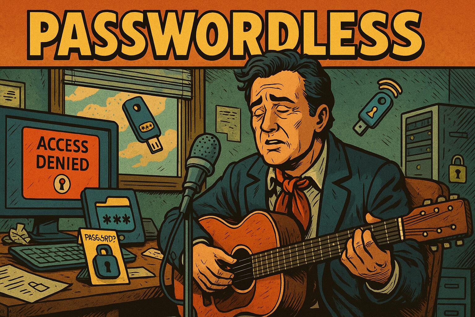 Passwordless cover art
