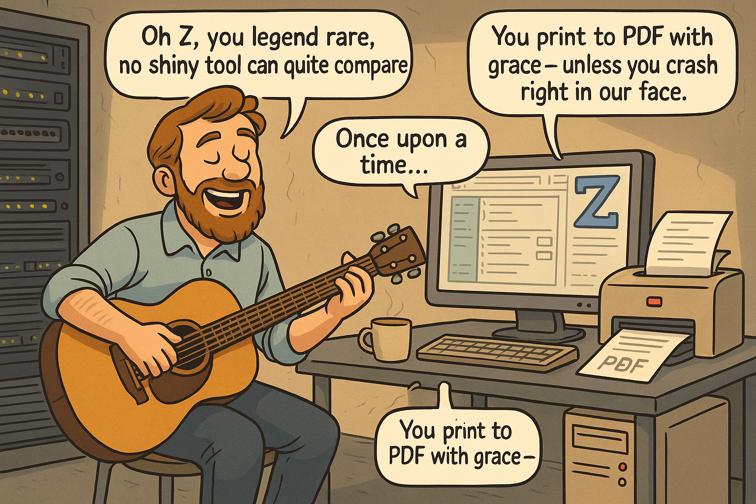 Once upon a time, there was a tool called Z.